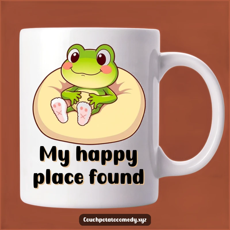 Funny Frog Relaxation Mug: Adorable Cozy Kermit Gift for Ultimate Chill