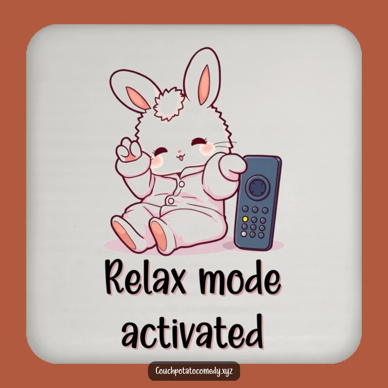 Funny Bunny Pajama Coaster: Lazy Protection, A Small but Cozy Funny Gift